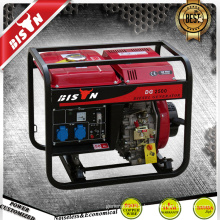 BISON China Zhejiang 2KW AC Single Phase CE Approved 220v Portable Diesel Generator